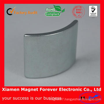 Powerful Arc Permanent NdFeB Rare Earth Magnet for Motor